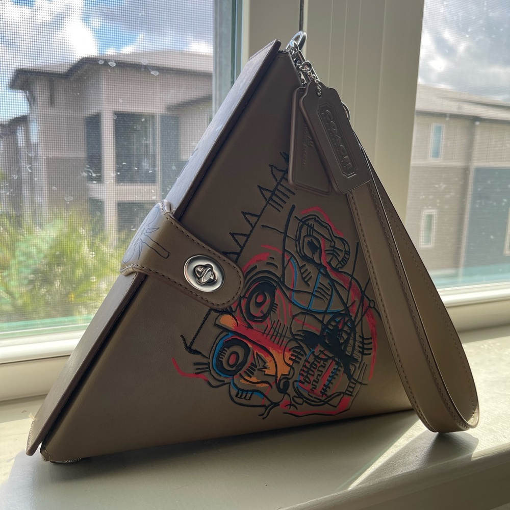 Coach X Basquiat Triangle Bag 24